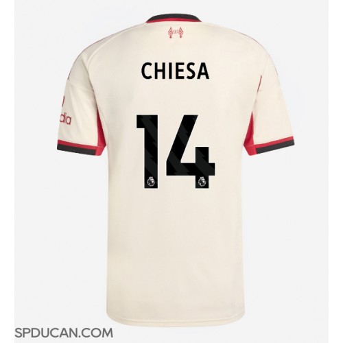 Muški Nogometni Dres Liverpool Federico Chiesa #14 Gostujuci 2025-26 Kratak Rukav